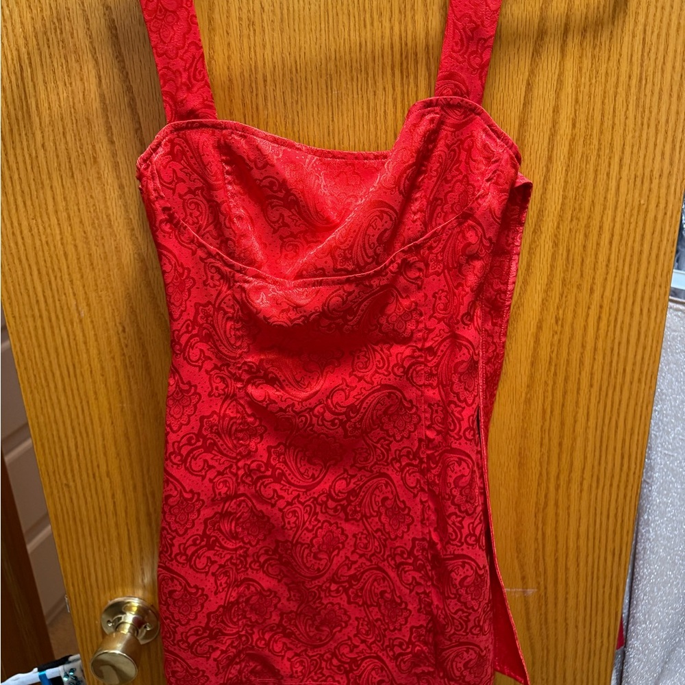 Lucy in the Sky Vibrant Red Dress